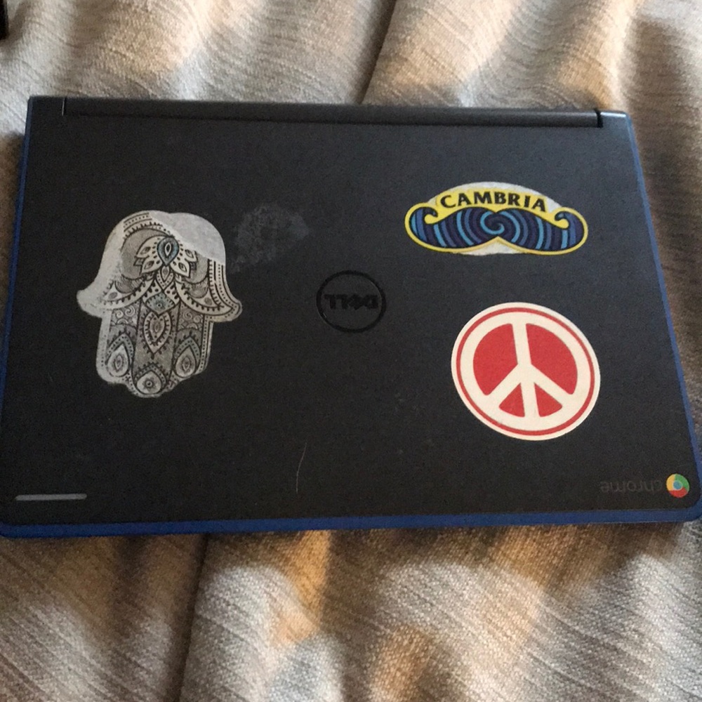 CHROMEBOOK LAPTOP 💻 stickers will be removed